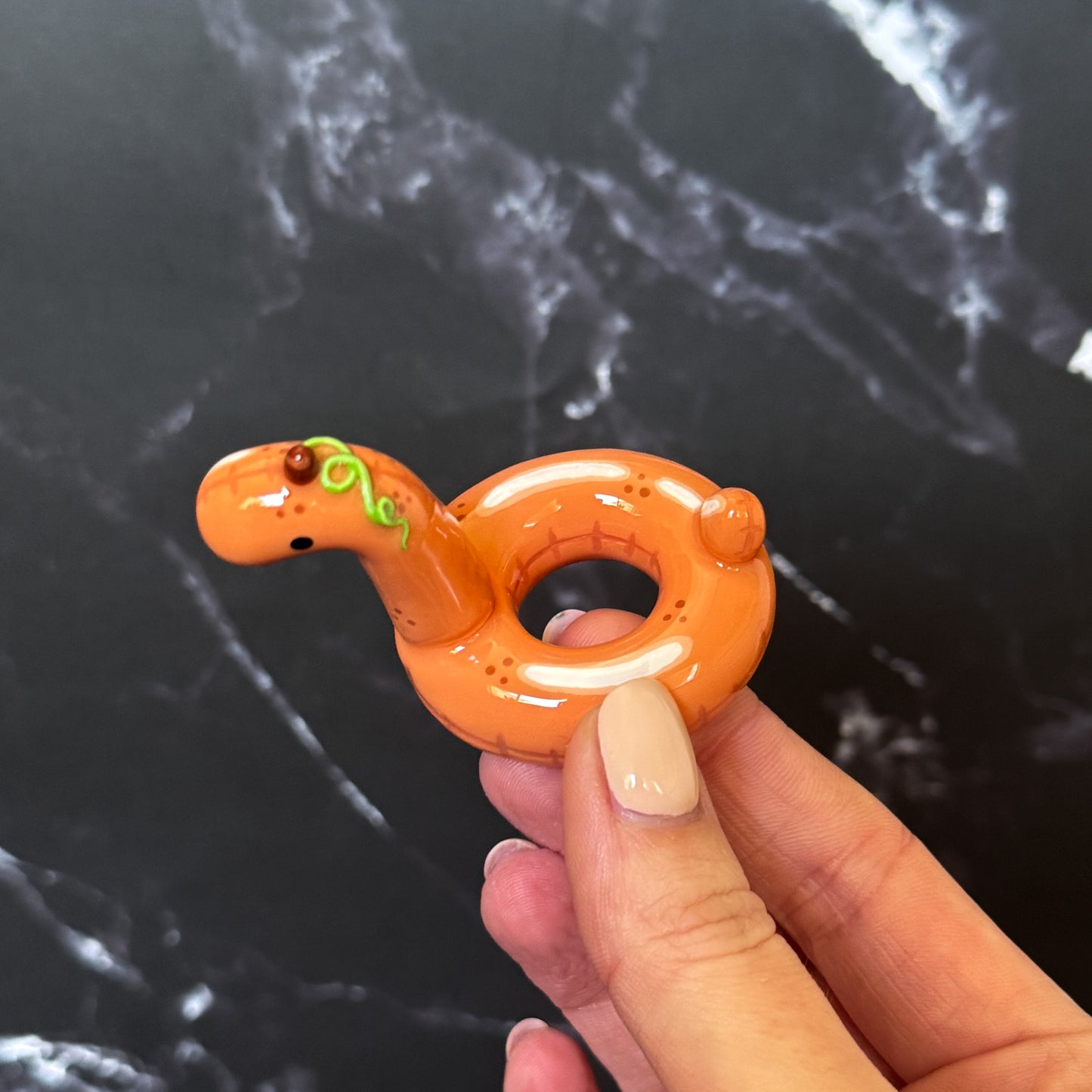 Pumpkin Dino Pool Floatie Ring Holder