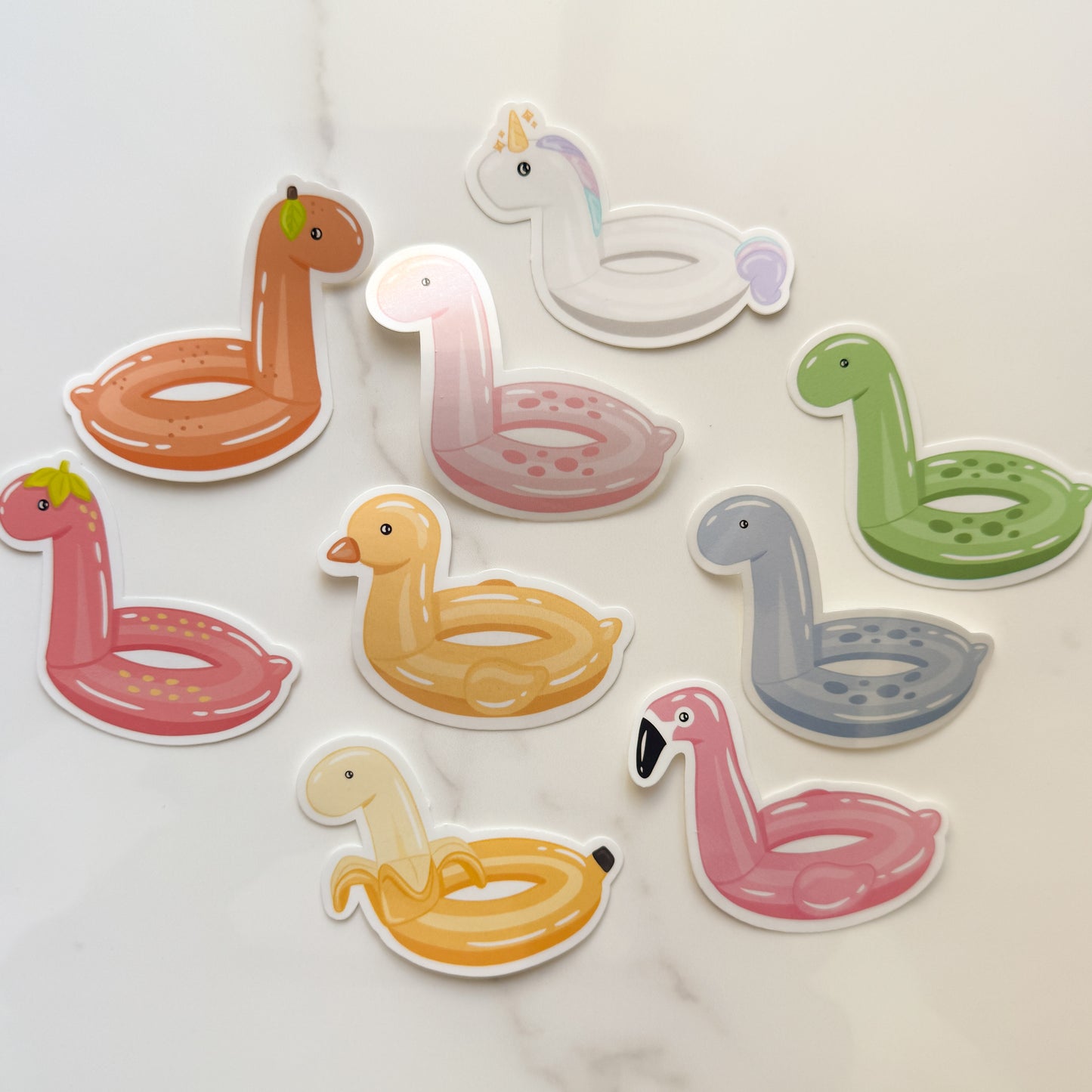 Pool Floatie Stickers