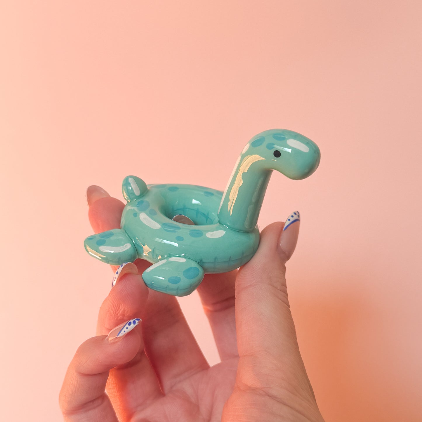 Nessie Pool Floatie Ring Holder
