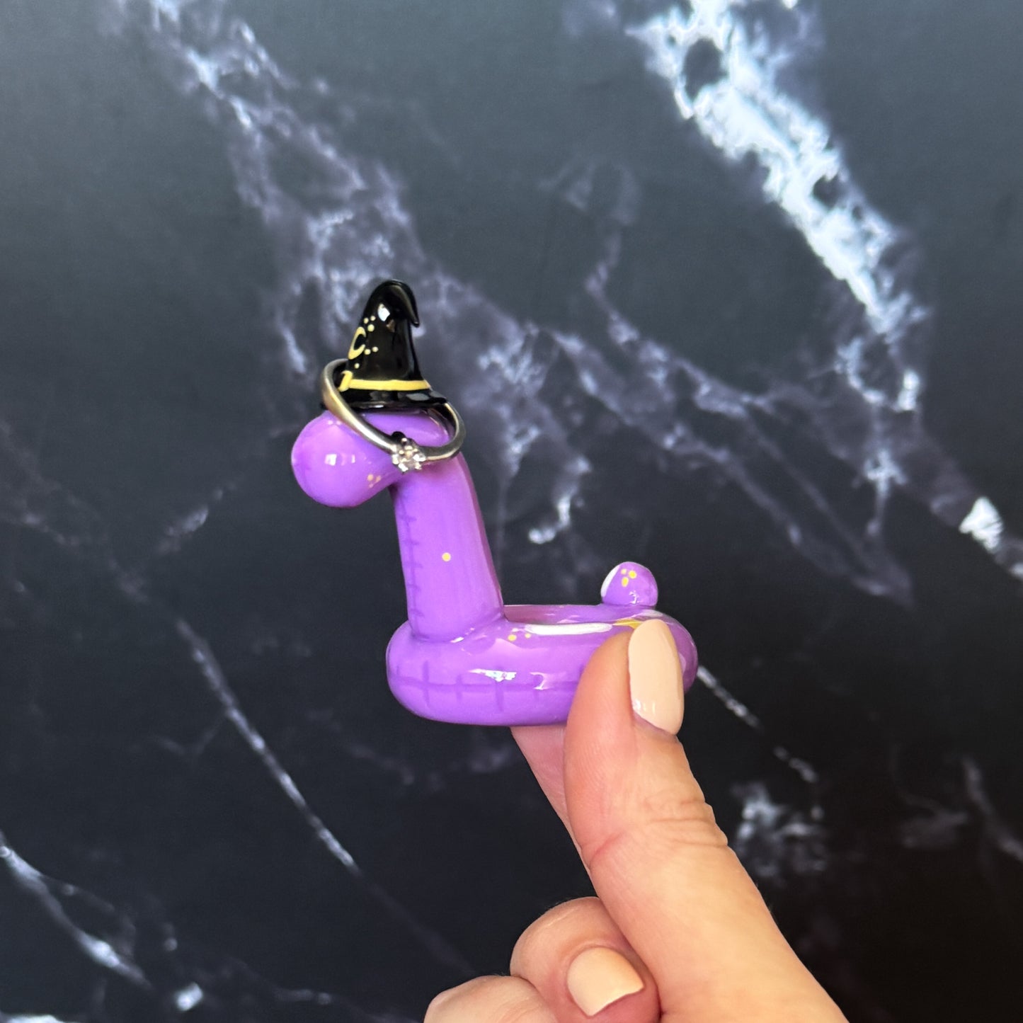 Witch Dino Pool Floatie Ring Holder