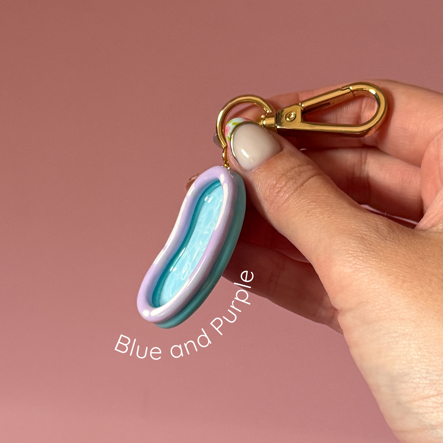 Bean Mini Pool Keychain/Bag Charm