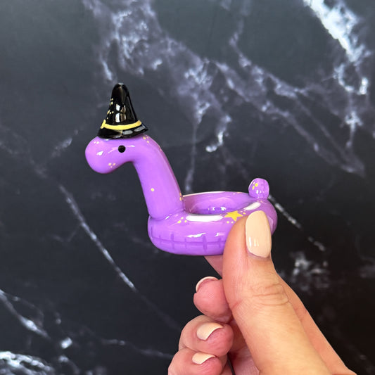 Witch Dino Pool Floatie Ring Holder