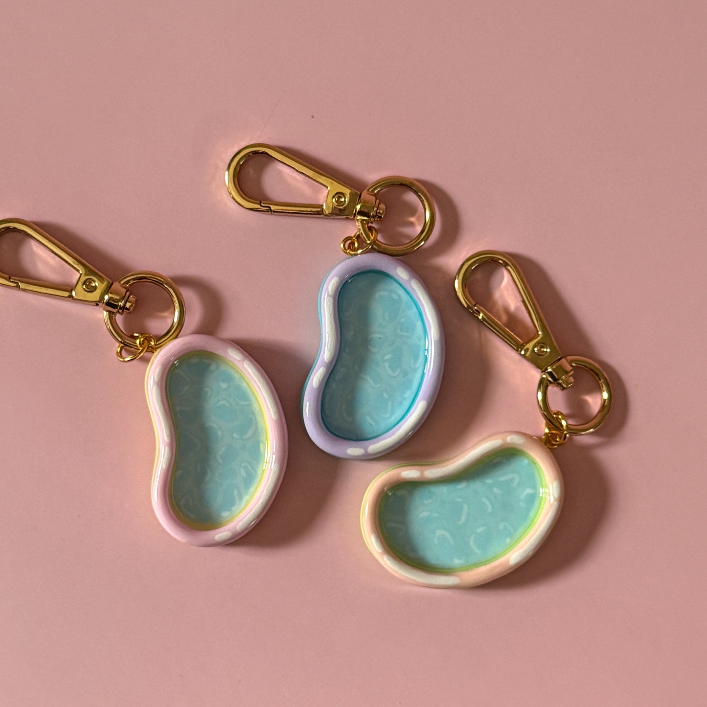 Bean Mini Pool Keychain/Bag Charm