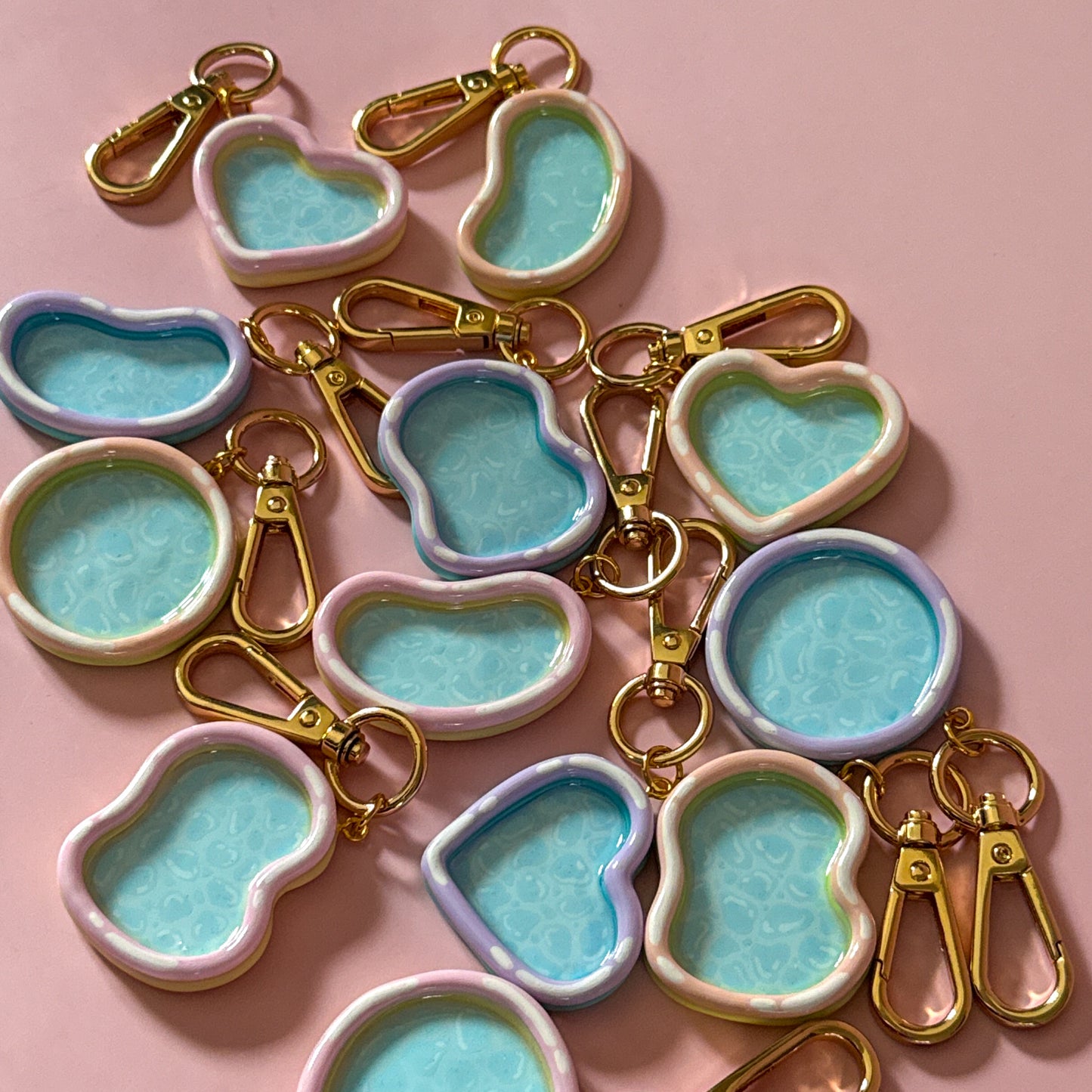 Round Mini Pool Keychain/Bag Charm